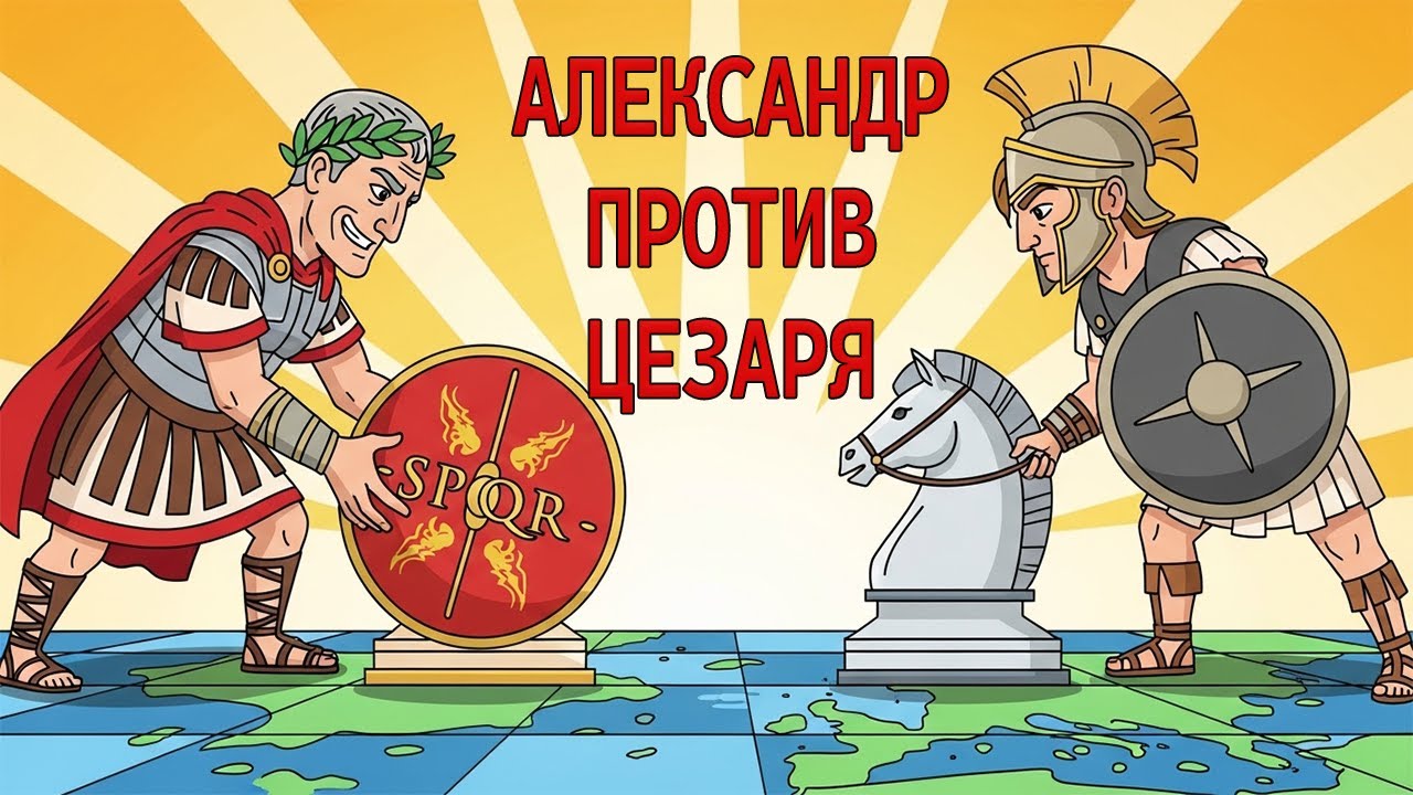 Что если бы Александр Македонский столкнулся с Юлием Цезарем — кто завладел бы Средиземноморьем?