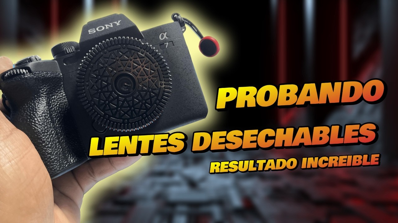 PROBANDO LENTES DESECHABLES en sony a7iv: ¡Imágenes Vintage Únicas!