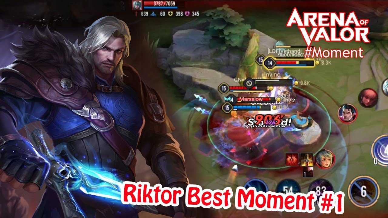 Riktor Best Moment #1  | AOV | 傳說對決 | RoV | Liên Quân Mobile