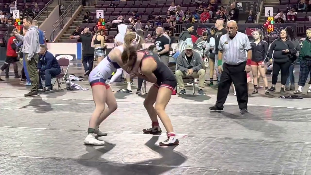 2022 Girls Folkstyle Nationals 16U 132 lbs(Kendall Bibla/Morgan Lucio)