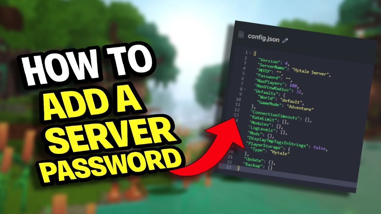 How to Add a Password to a Hytale Server - Server.pro