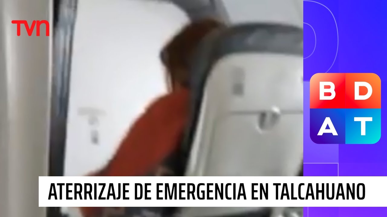 Así se vivió el aterrizaje de emergencia tras desperfecto de avión en Talcahuano | BDAT