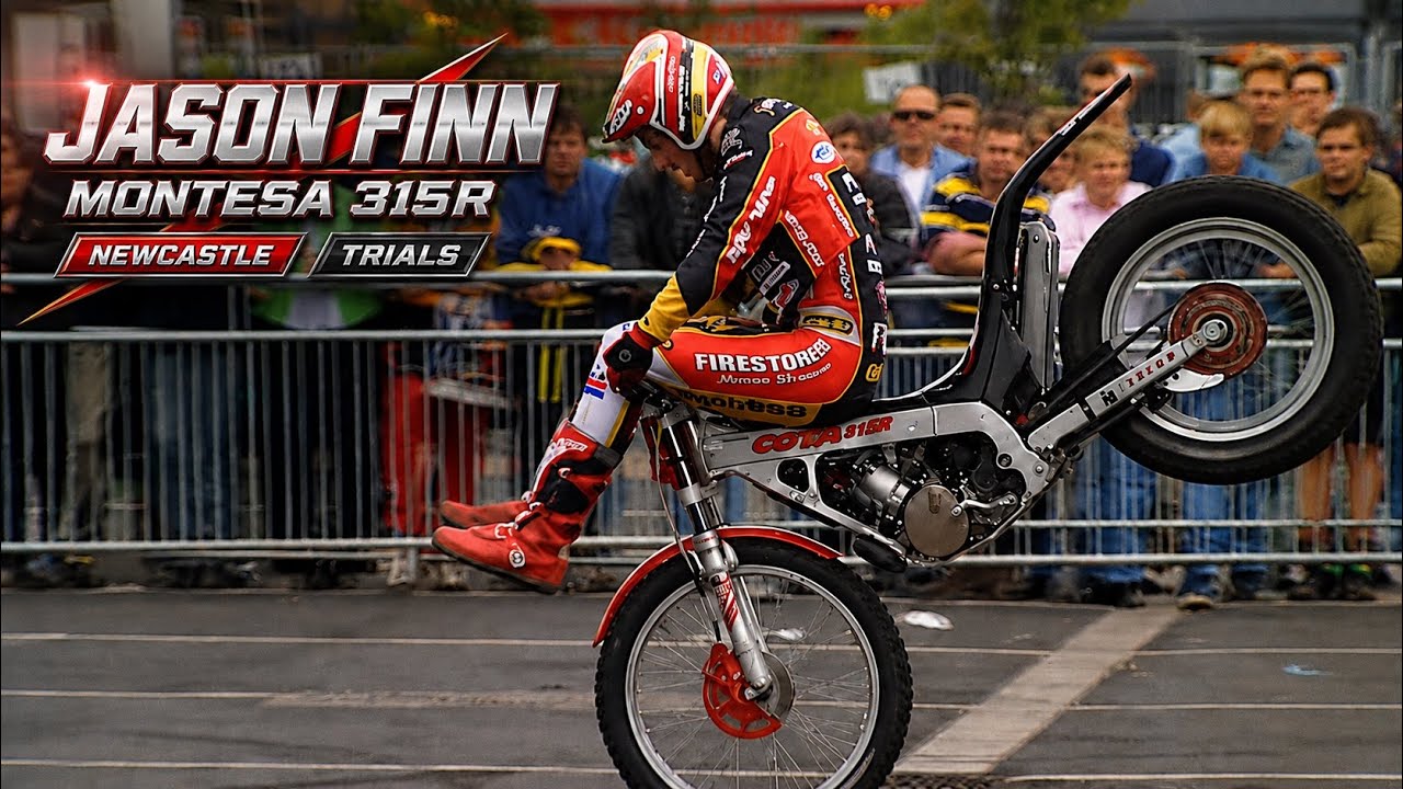 Jason Finn Riding the 1999 Montesa 315R Trials Bike in Newcastle 🏍️🔥