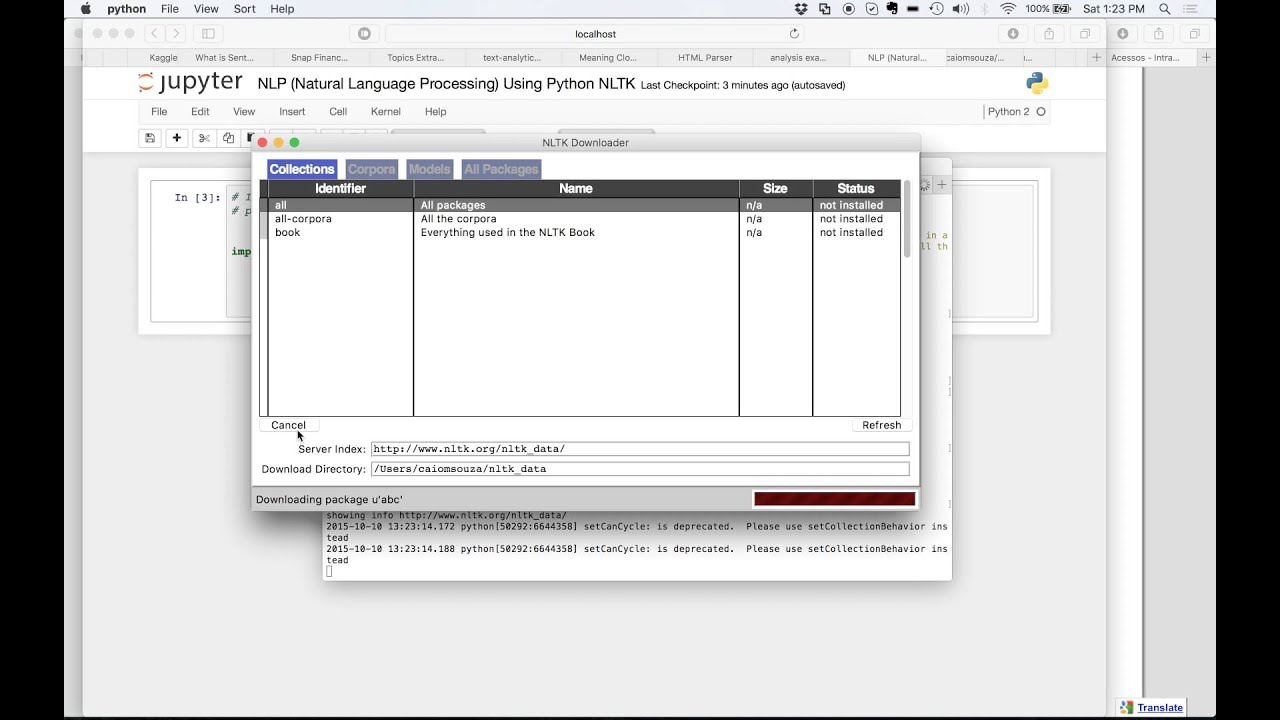 #HOWTO - How to Install NLTK on Mac OS X