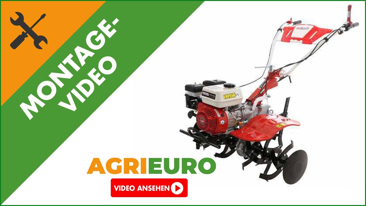 GeoTech PGT 1000 Motorhacke / Gartenfräse mit Motor 7PS mit Lufträder