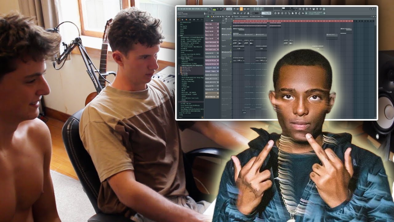 Cooking Up A PIANO Sample & Beat For CAIO LUCCAS!