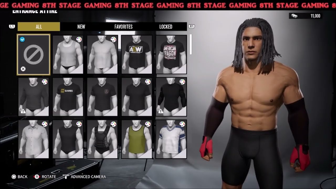 AEW Fight Forever All Male Customization Options