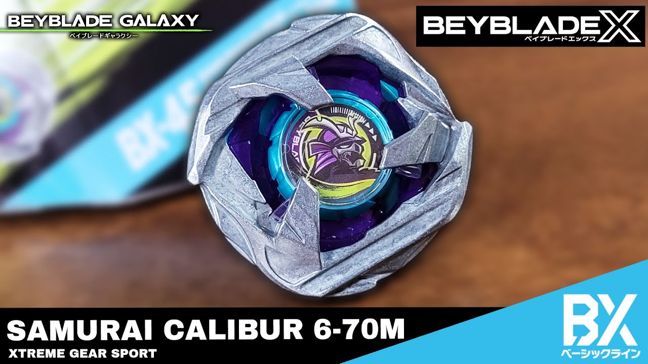 Análise BX-45 SAMURAI CALIBUR 6-70M [Beyblade X]