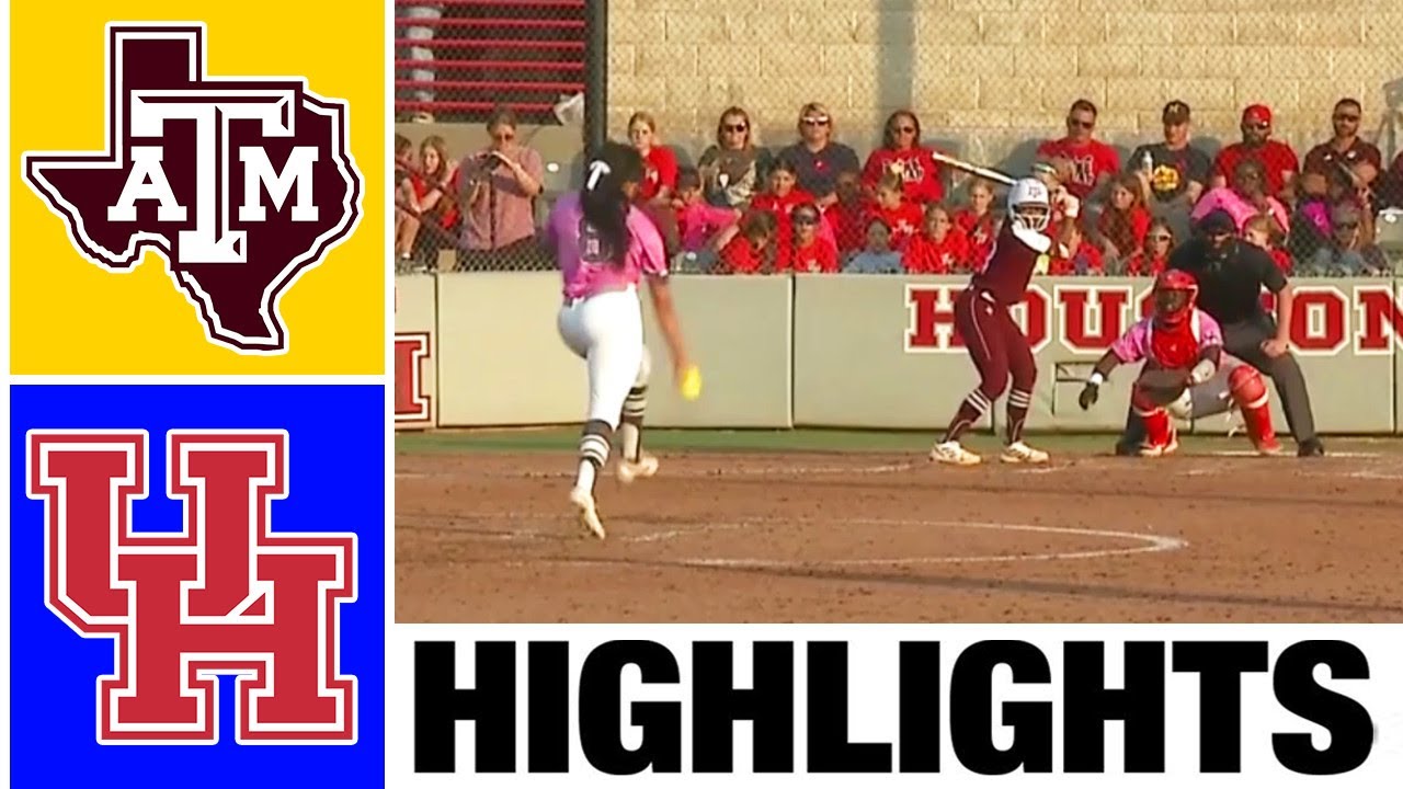 Texas A&M vs Houston Highlights | NCAA Softball Highlights | 2023 College Softball
