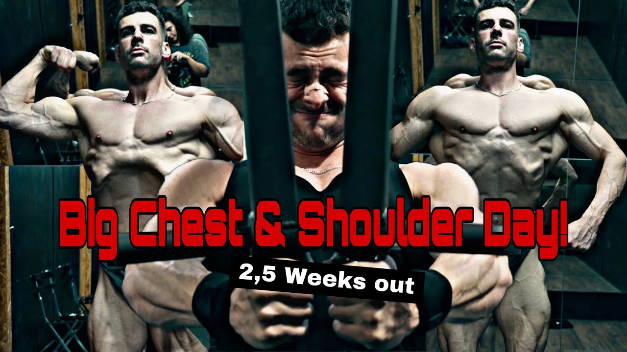 LIFE & PREP UPDATE! Chest & Shoulders || 2,5 Weeks out