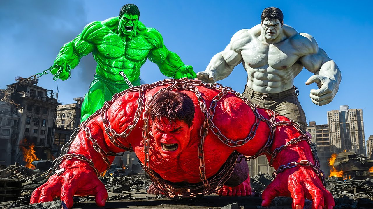 RED HULK vs SLIVER HULK EPIC BATTLE! However, HULK Unexpected SAVE Changes Everything!