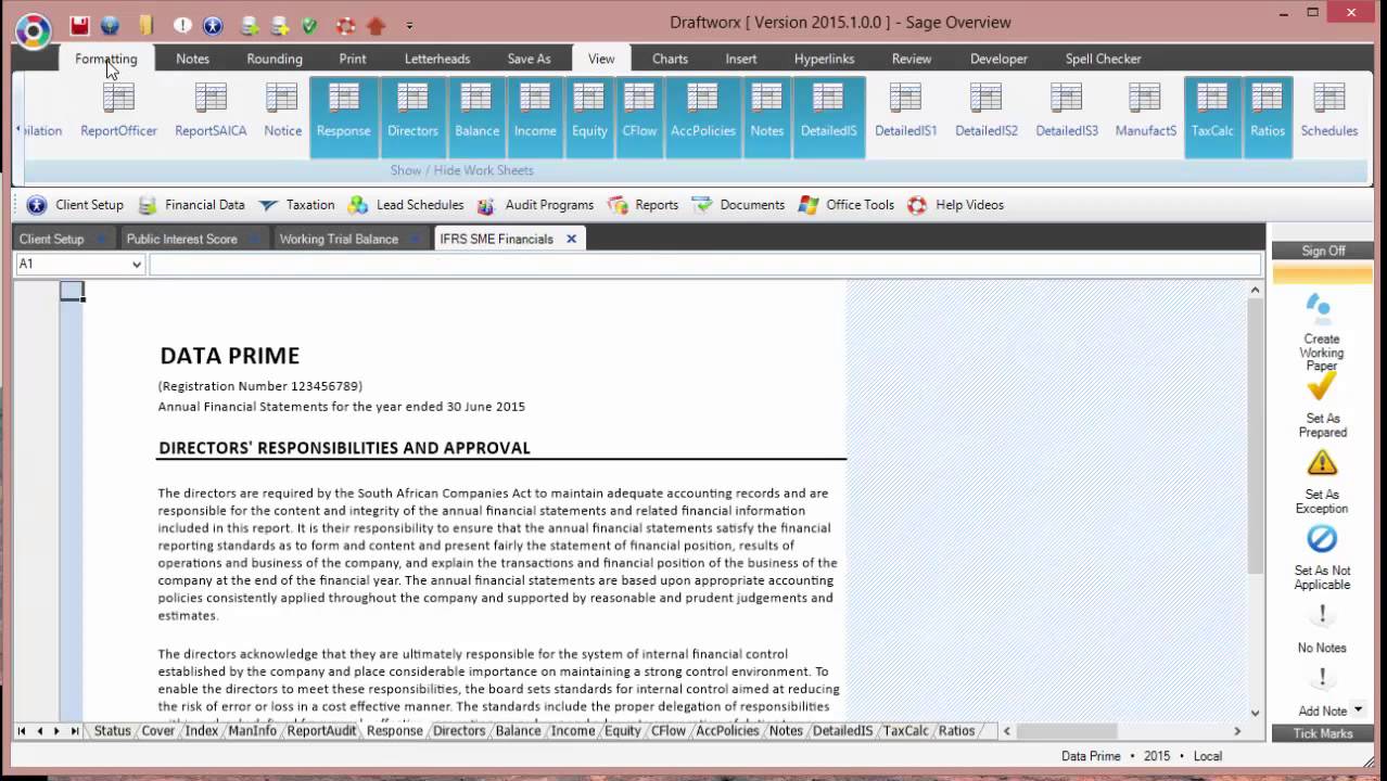 Draftworx Overview