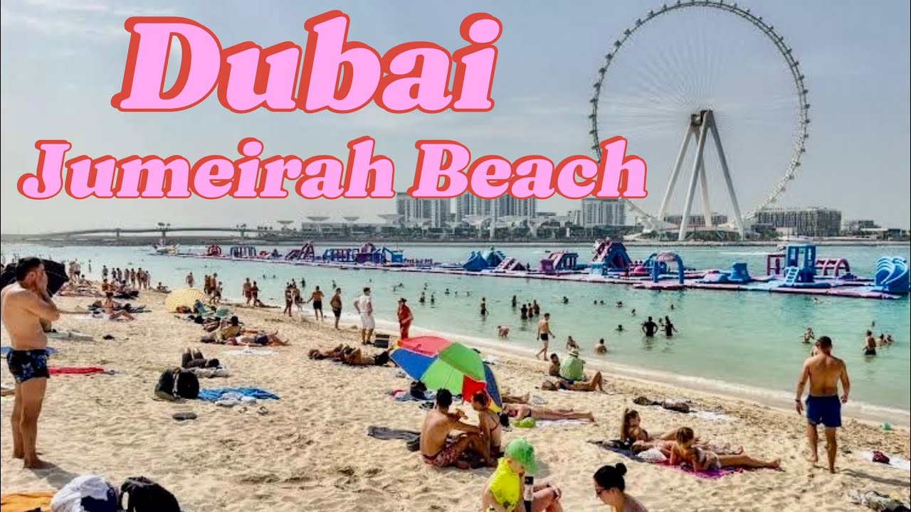 Dubai, Jumeirah Beach Residence (JBR) AE walking Tour [4k]