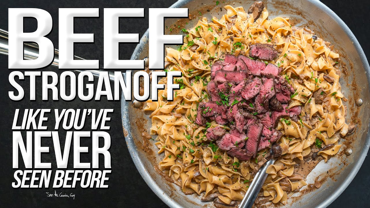 The Best Beef Stroganoff | SAM THE COOKING GUY 4K