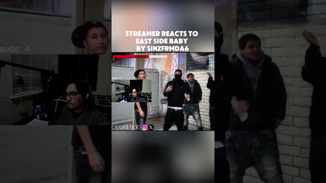 Streamer Reacts To SinzFrmDa6 EastSide Baby