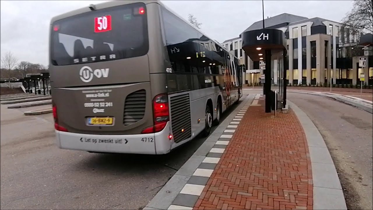 Het bus en Trein vervoer rond station Zeist en Driebergen-Zeist 06-01-2021