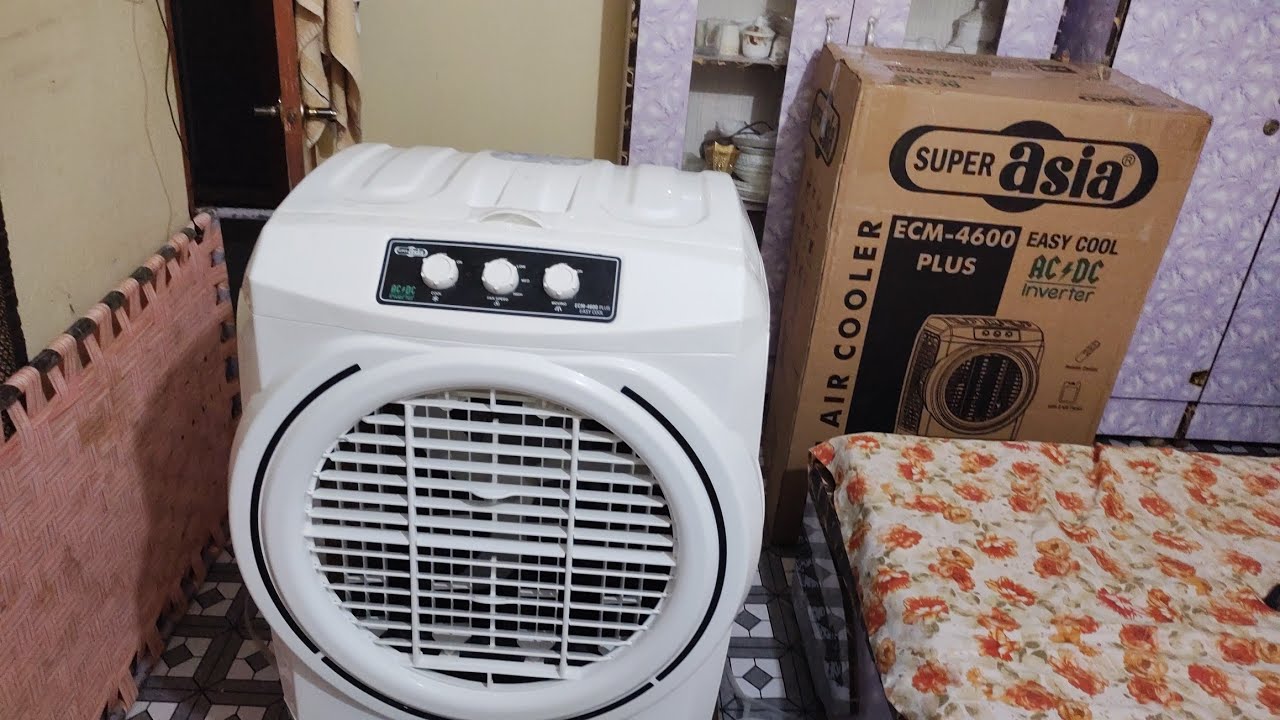 Detailed Review of SUPER ASIA ECM 4600 PLUS ACDC INVERTER AIR COOLER | Part 1