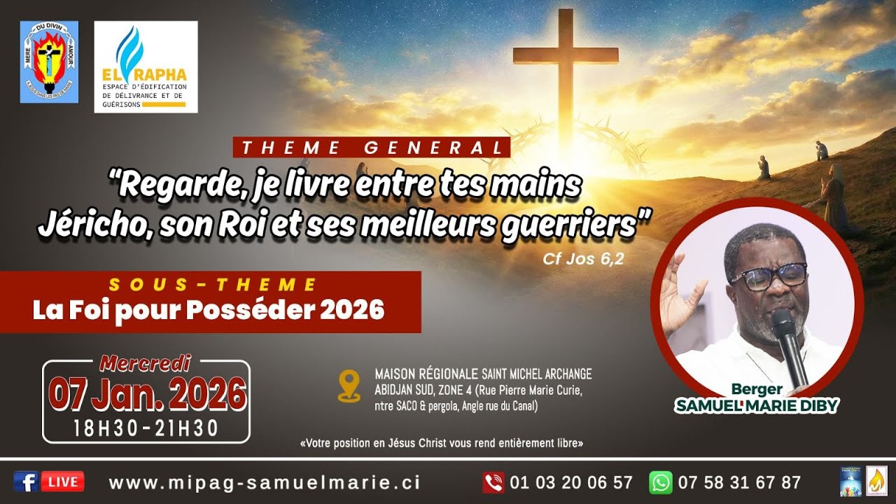 🌟 𝗘𝗦𝗣𝗔𝗖𝗘 𝗘𝗟 𝗥𝗔𝗣𝗛𝗔 🌟 DU MERCREDI 21 JANVIER 2026