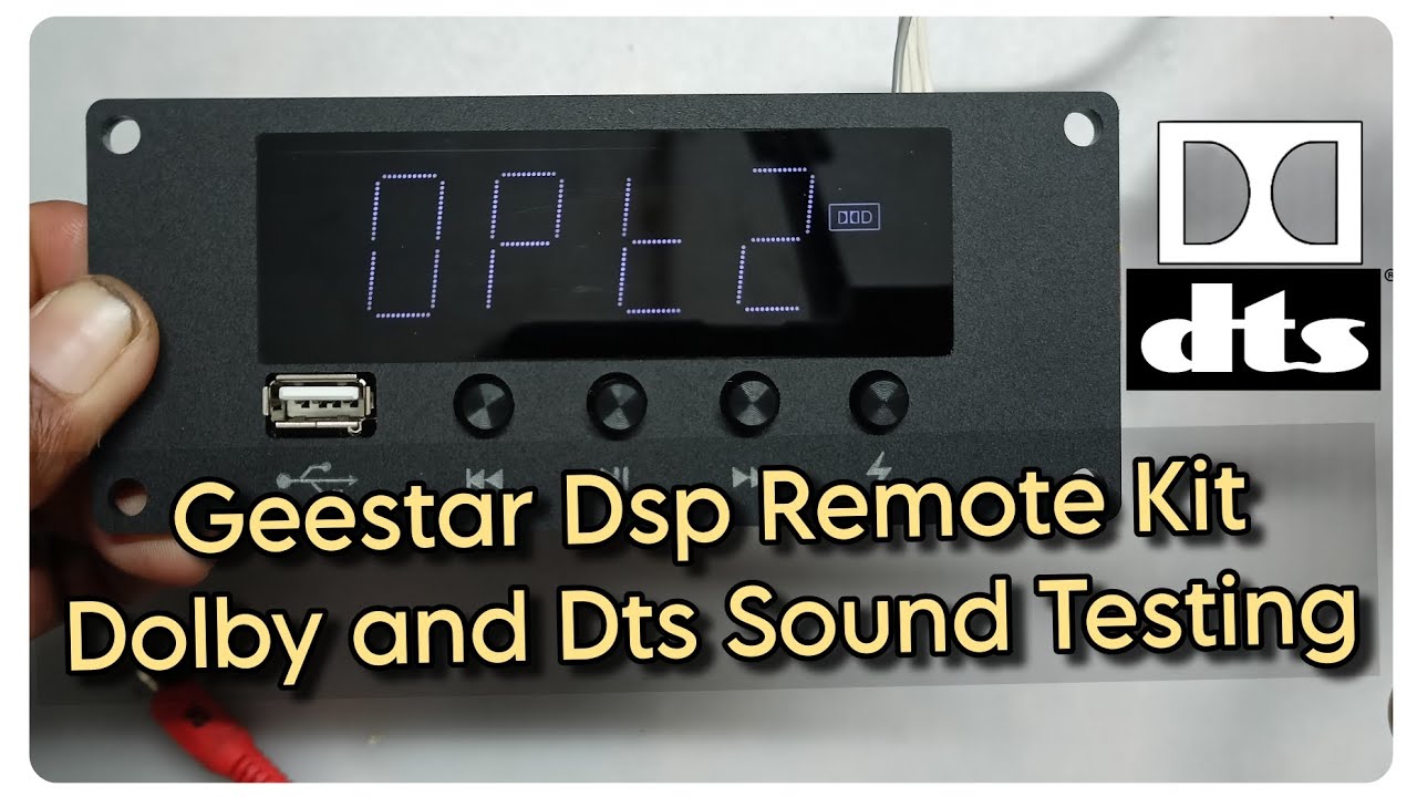 Geestar Dsp Remote Kit Dolby and Dts Sound Testing in Telugu By Ravi Sadasivuni
