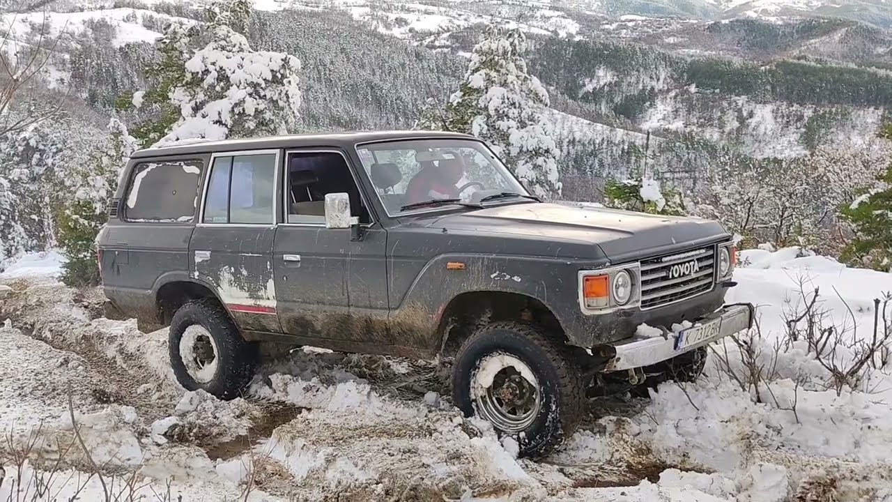 Toyota Land Cruiser FJ60 vs Suzuki Jimny vs Toyota Land Cruiser FJ90 [SNOW OFF-ROAD]