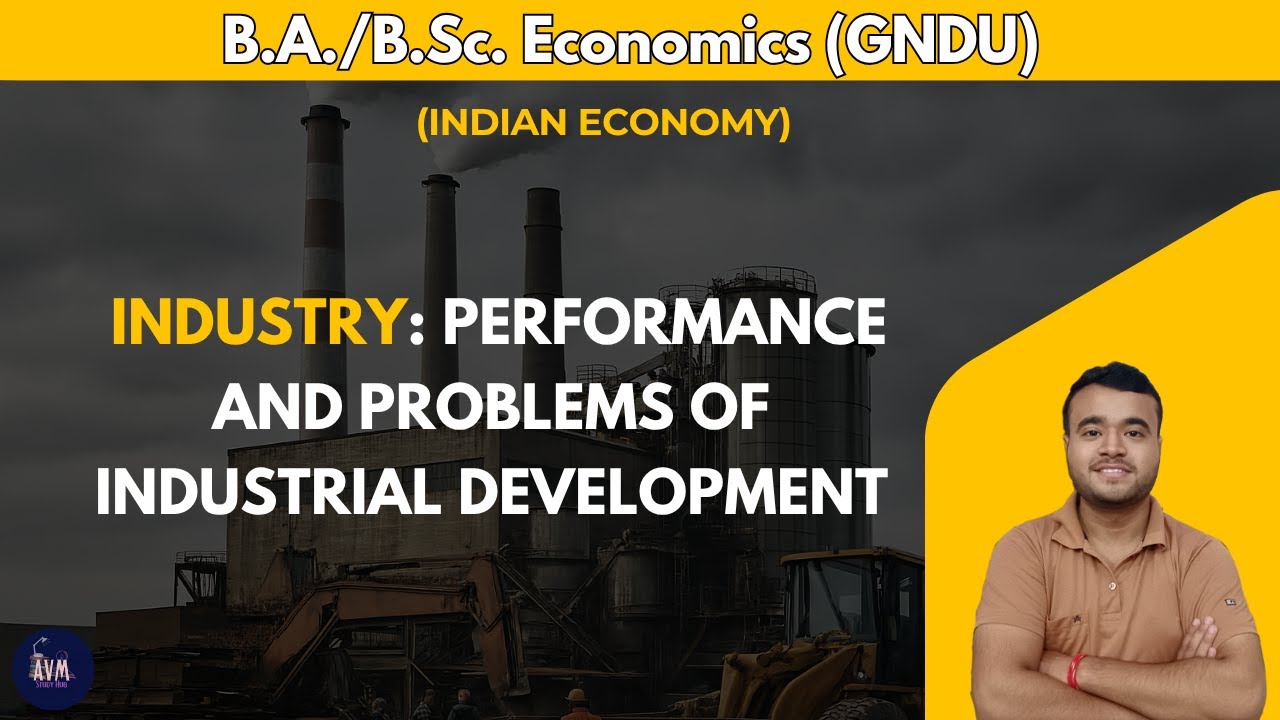 Industry: Performance and Problems| BA/BSc Economics (GNDU) | Indian Economy