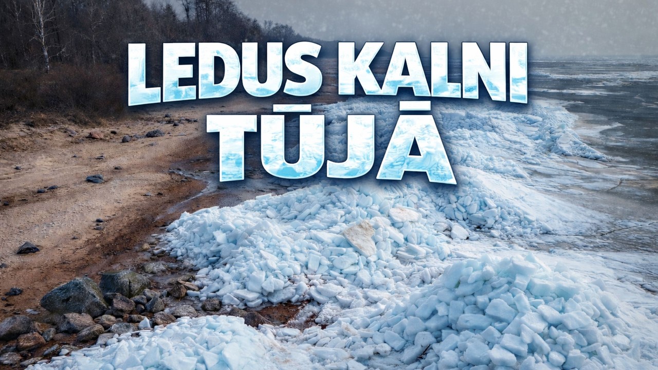 Ledus kalni Tūjā | Sea Ice Piling Up Like Mountains, Latvia