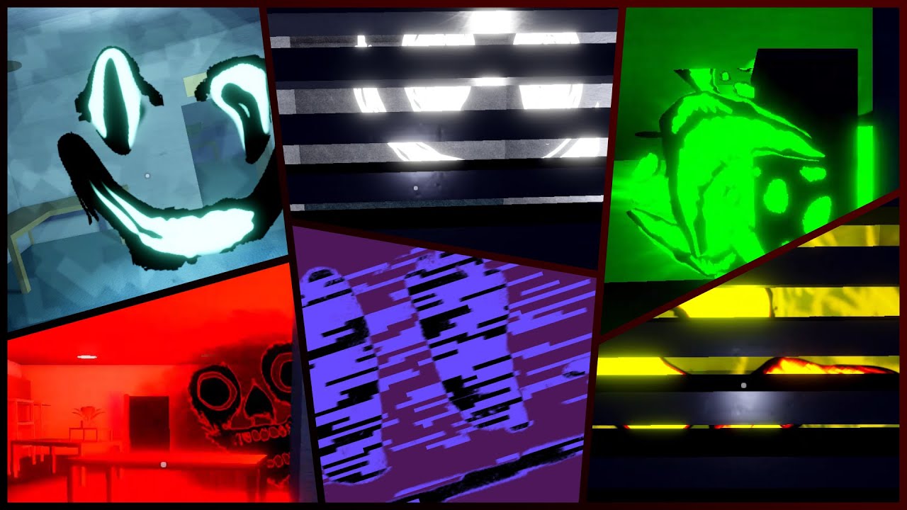 Almost all jumpscares | Rooms But Doors