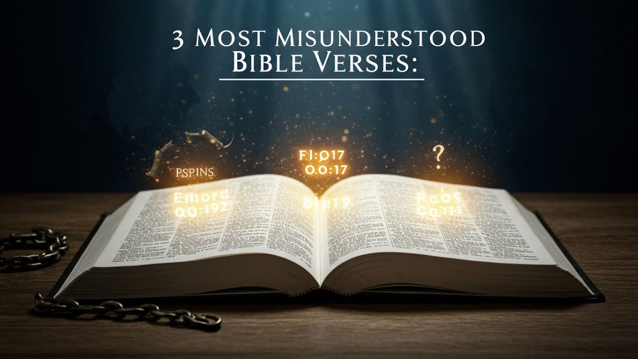 3 Most Misunderstood Bible Verses - You Don&rsquo;t Want To Miss This