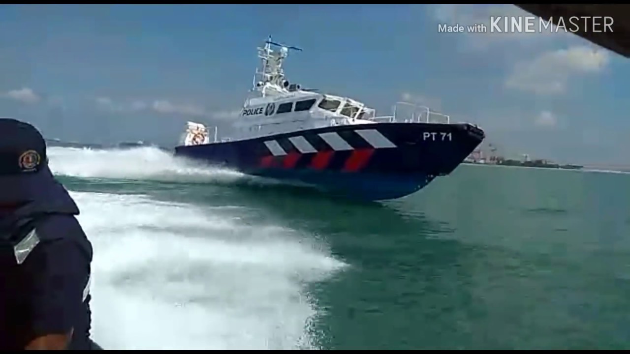 Boat laju maritim malaysia vs singapore peronda