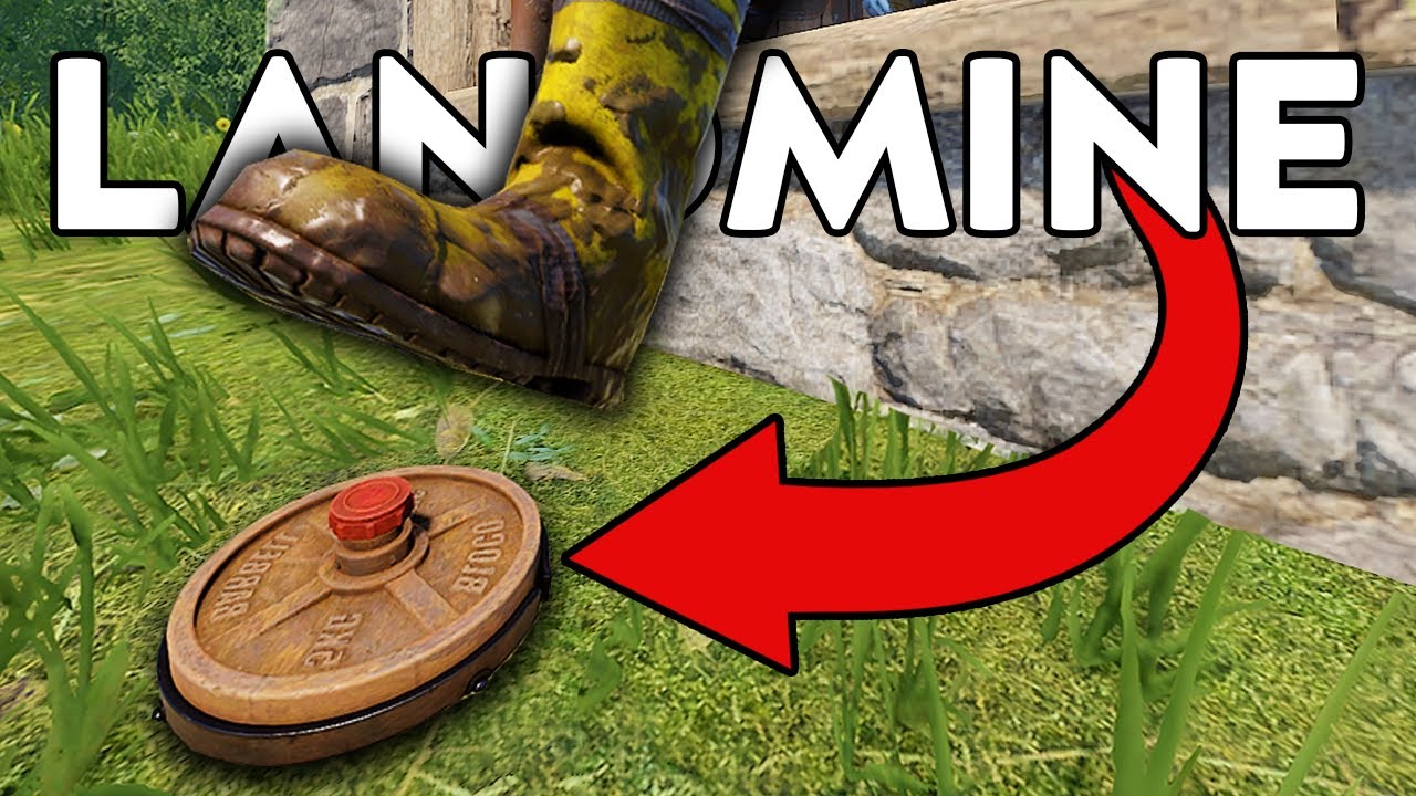 We placed landmines outside their Base... - Rust