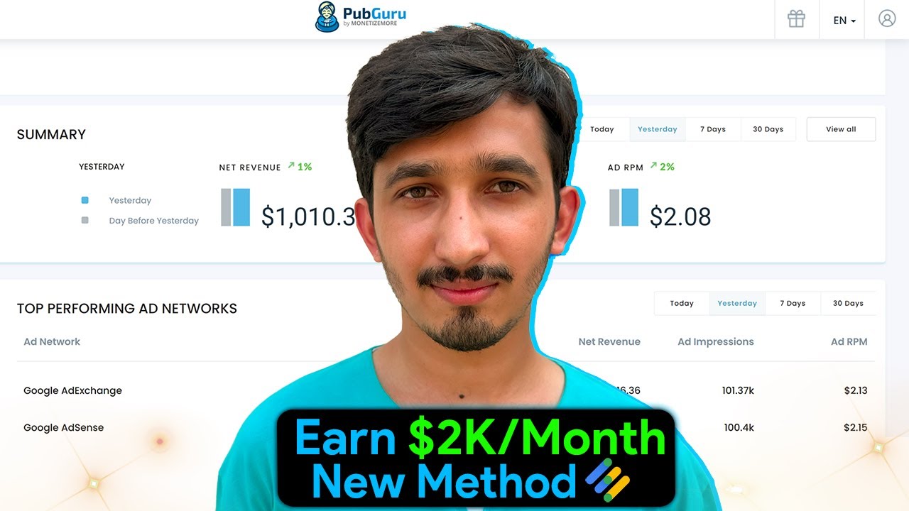 Earn $2k/Month by Monetizemore ADx New Method 😁
