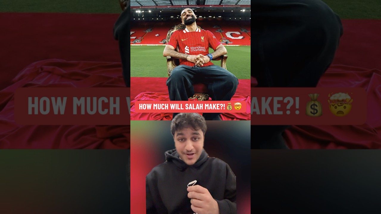 How much?!🔥🤯#mosalah #contract #lfc #liverpool