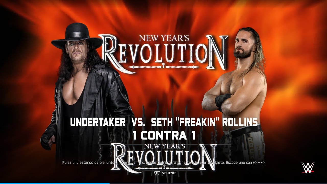 WWE 2K25 - THE UNDERTAKER vs. SETH ROLLINS: NEW YEAR'S REVOLUTION | PS5 - GAMEPLAY