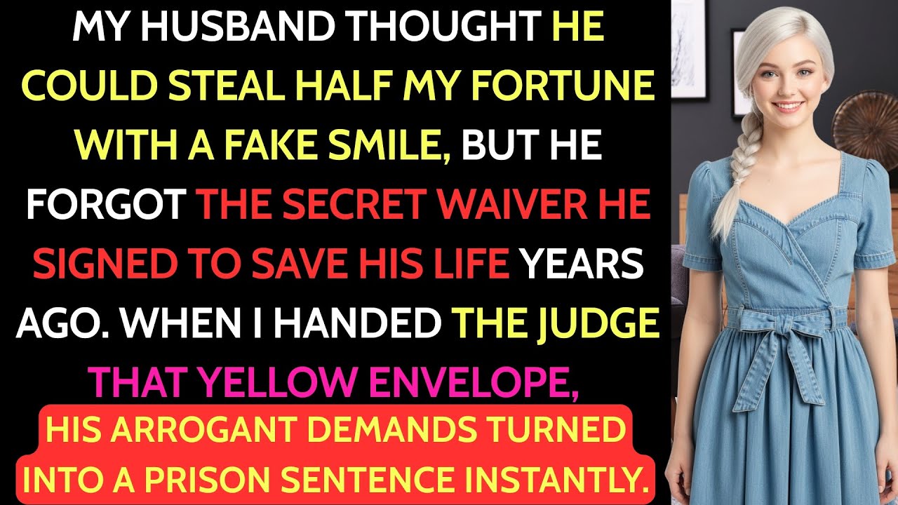 When My Husband Tried To Steal Half My Fortune, I Gave The Judge An Envelope; And He Laughed At Him.