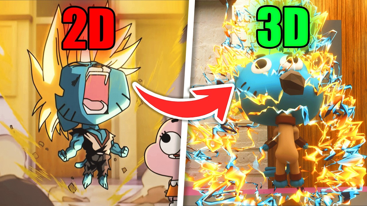 J'ai Réanimé GUMBALL en 3D...