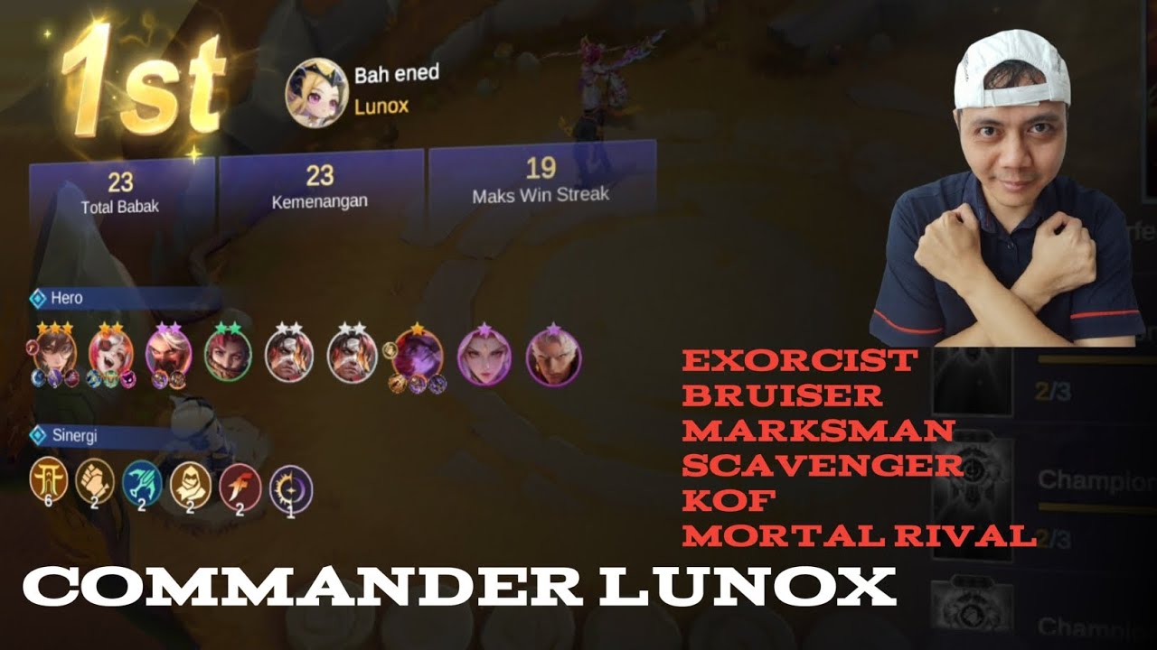 PERFECT COMMANDER LUNOX | LESLEY B3 CRITICAL #mcgg #magicchessgogo 