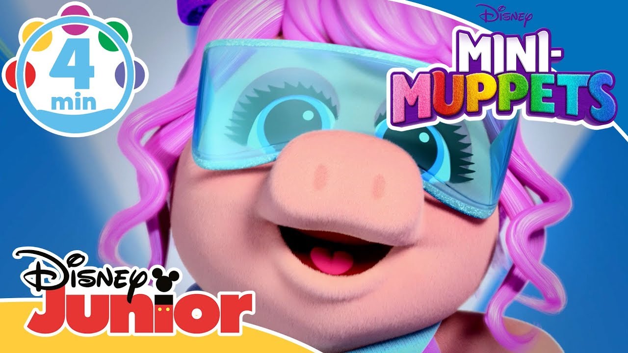 Mini-Muppets | Musikmedley med Mini-Muppets 🎵- Disney Junior Danmark