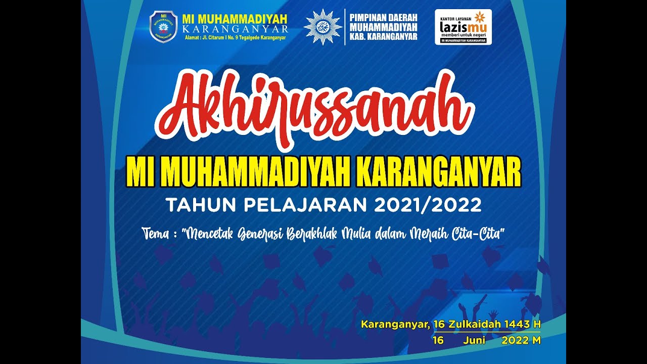 Akhirussanah MI Muhammadiyah Karanganyar  2021/2022