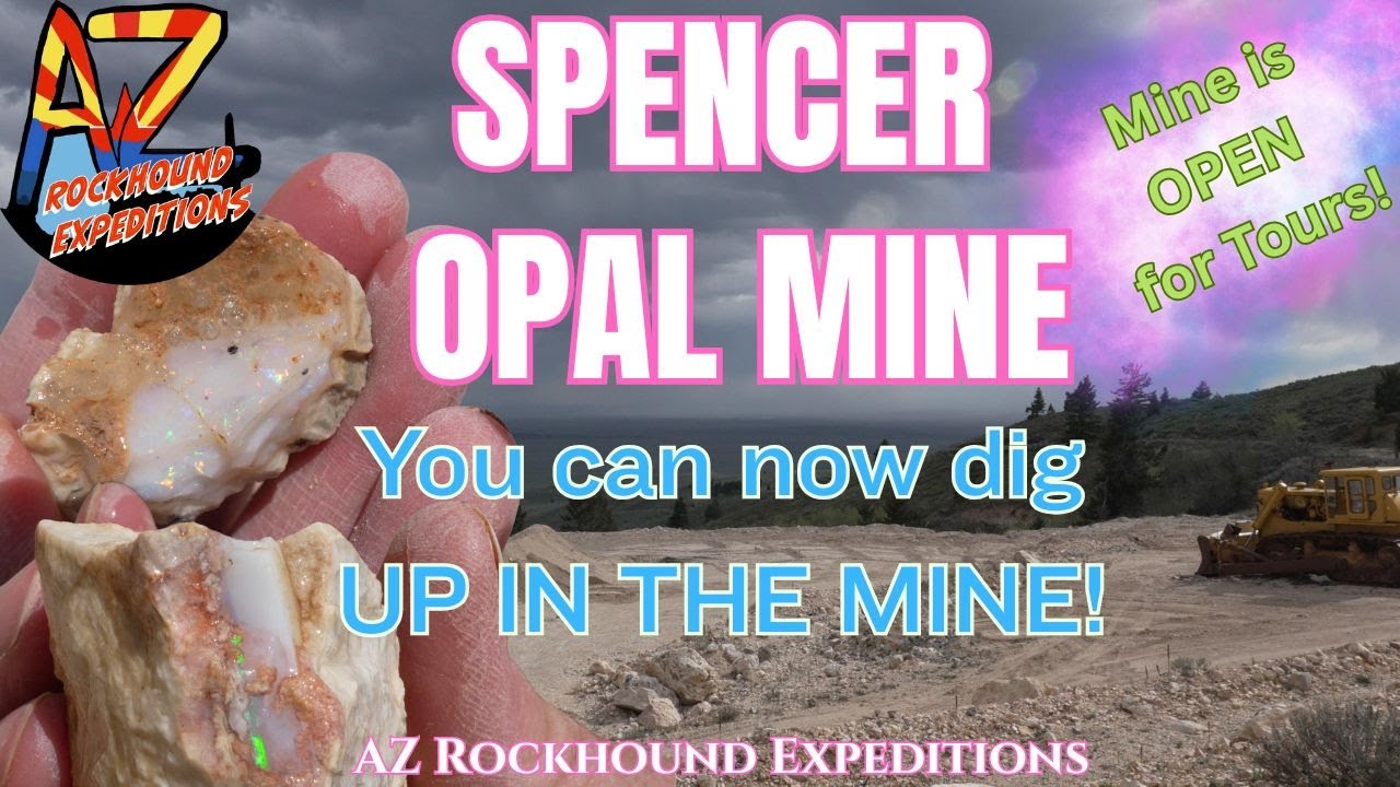 Spencer Opal Mine! Dig for your own Opals UP in the mine! (Part 1 of Spencer Series)