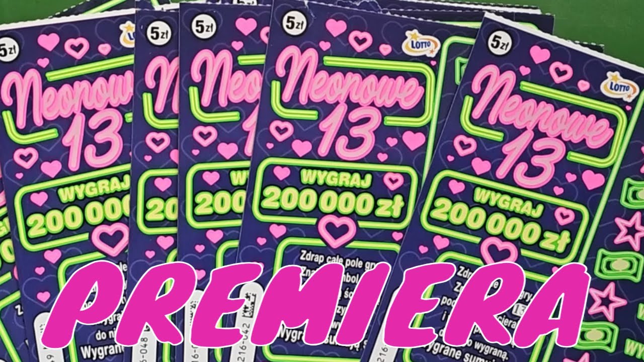 Zdrapki Lotto 🎲 NEONOWE 13 