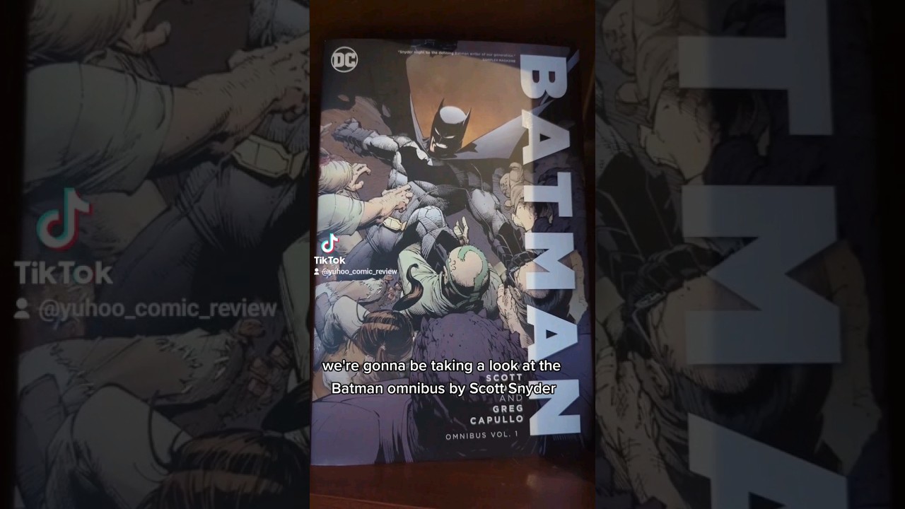 yuhoo comic review - Batman Omnibus V1 by Scott Snyder and Greg Capullo