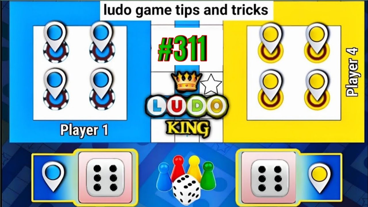 How To Win Ludo King 🤴 | Tricks And Tips Ludo King 😱 | 4 Players Gameplay 👏#311 #gamer
