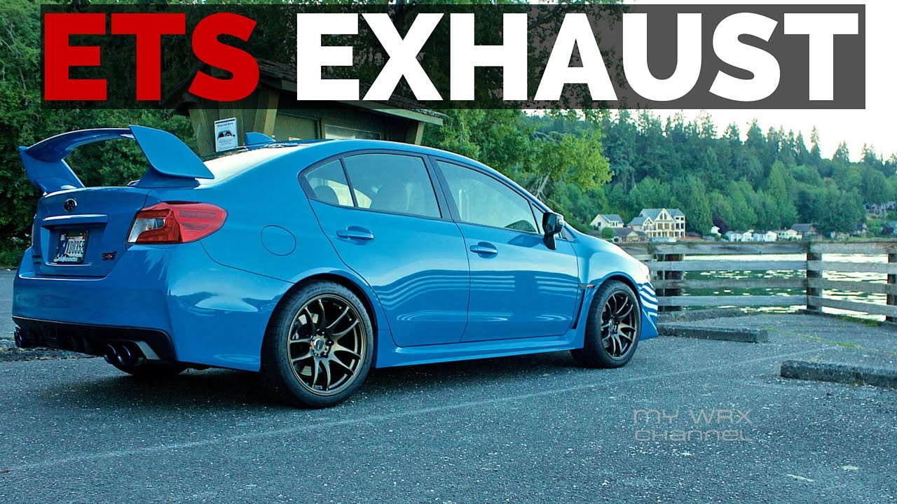 2016 Hyper Blue Subaru STI ETS Exhaust Install | Just Hanging Out