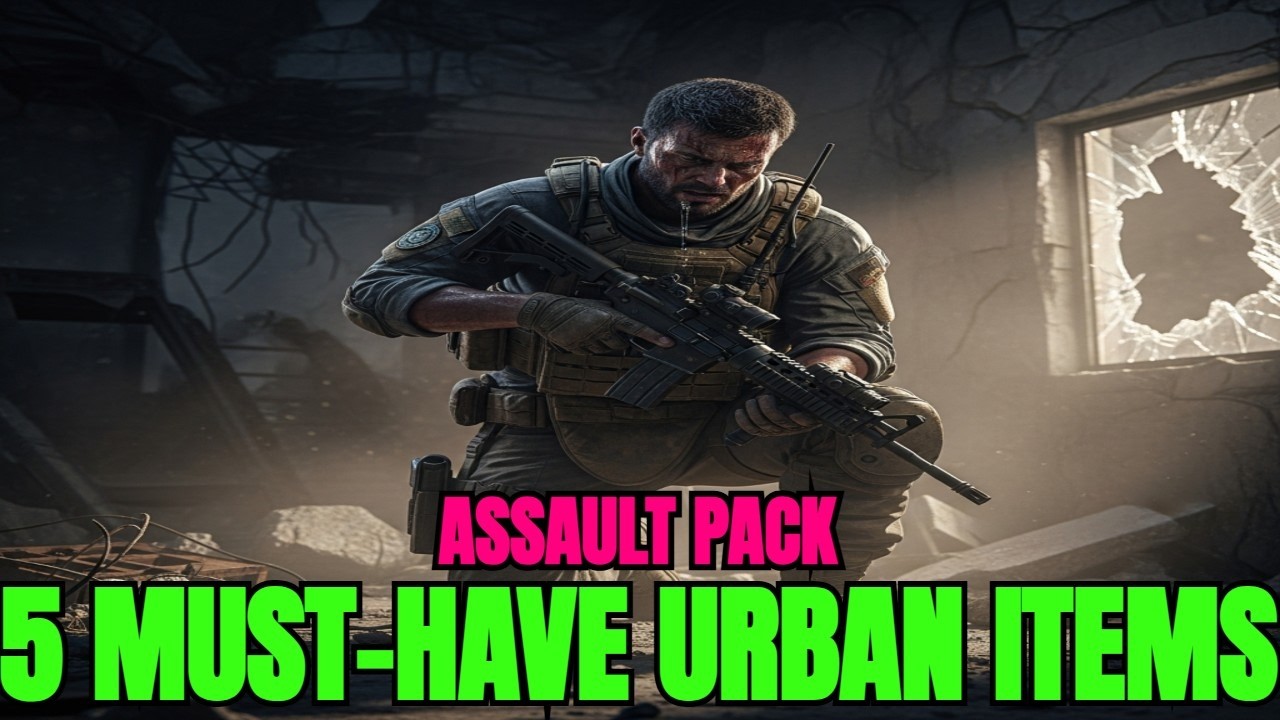 Urban Survival: 5 MUST-HAVE Items for Your Assault Pack Setup
