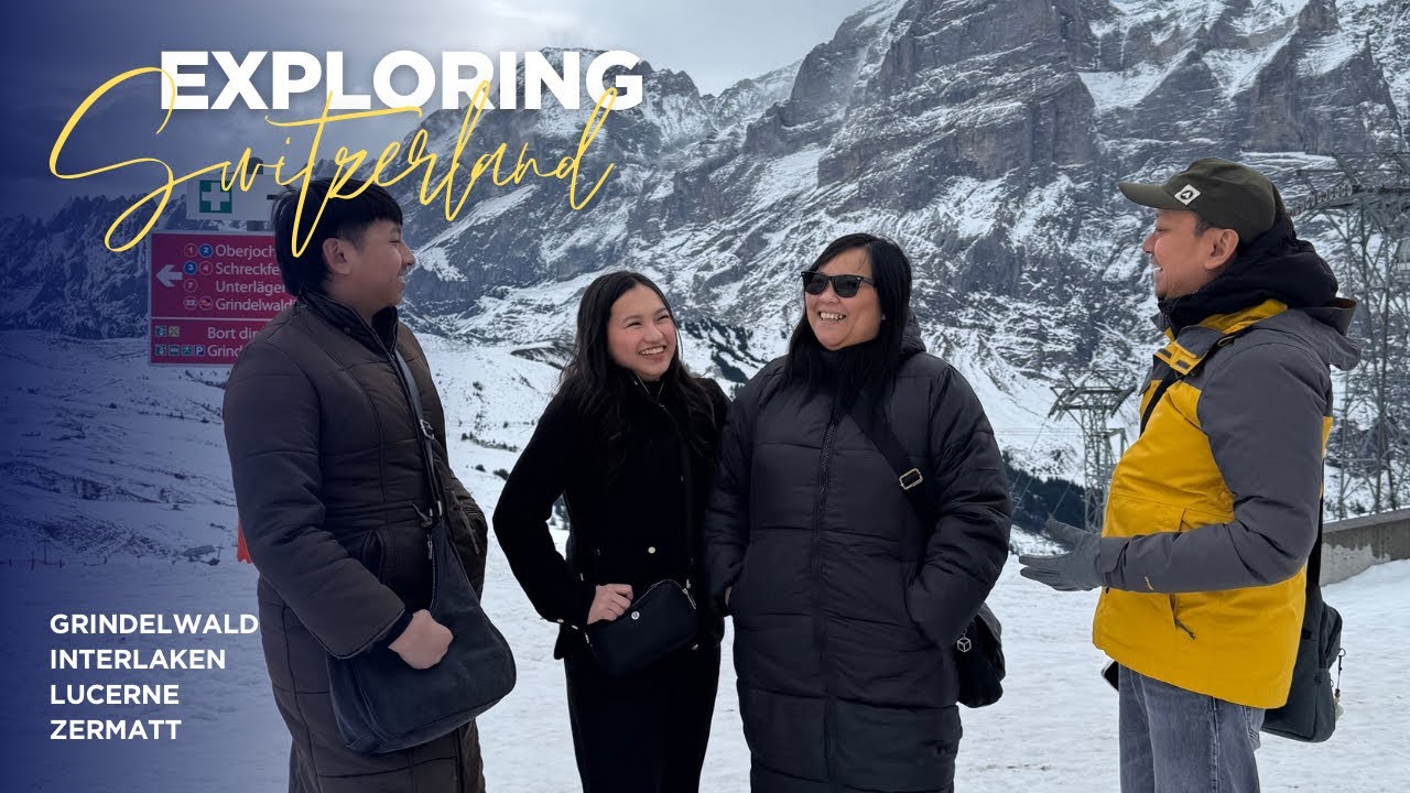 5 DAYS IN SWITZERLAND🗻 PART ONE | grindelwald, interlaken, panoramic express cloy locs, alps, fondue
