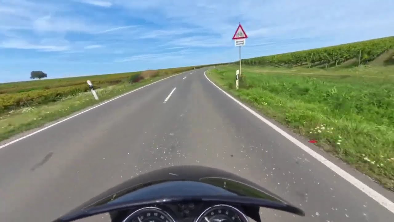 Bad Kreuznach über die Landstraße nach Mainz