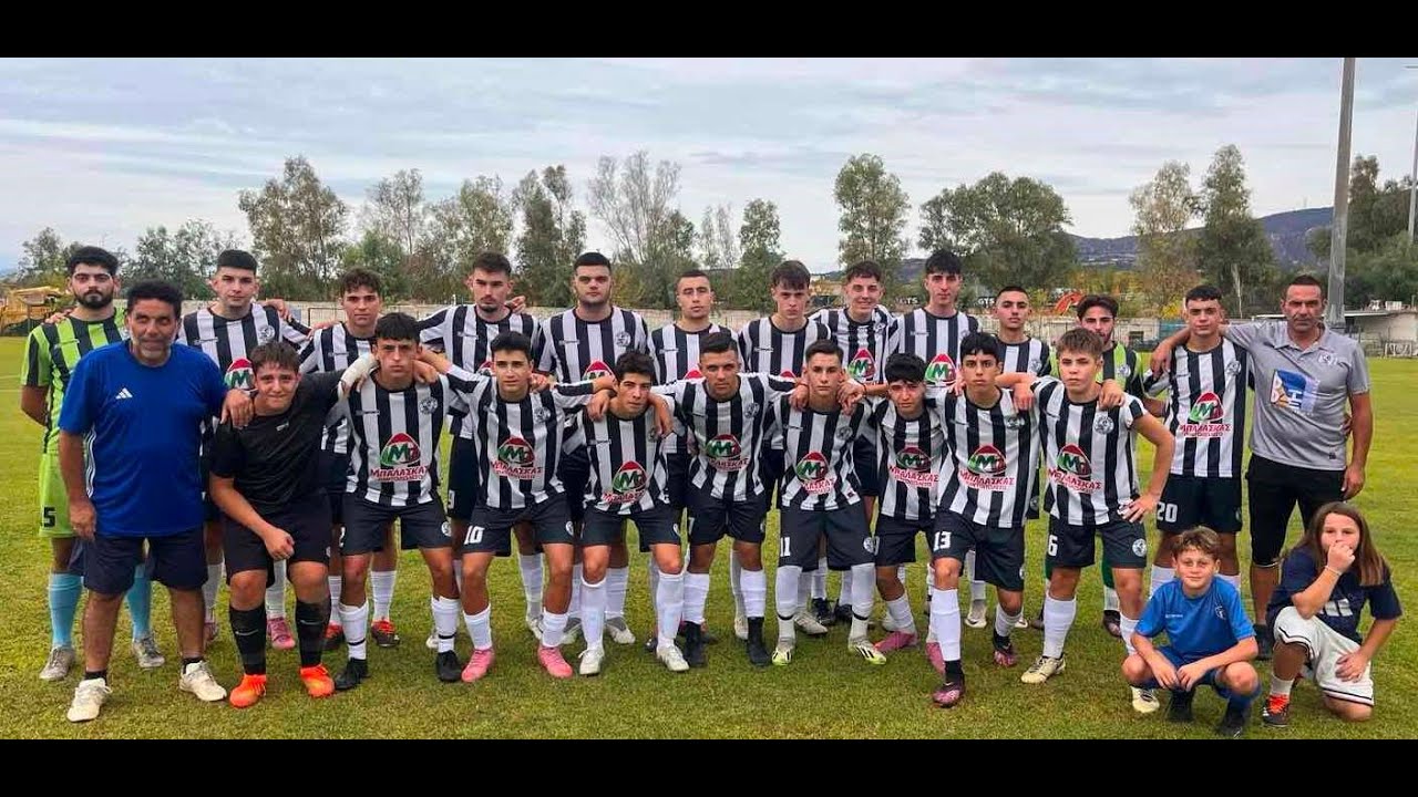 Αχαϊκή (Κ19)- Θύελλα Πατρ./Απόλλων (Κ19)  Γκολ-Φάσεις Αγώνα ΝΕΩΝ Αχαΐας 23-12-25
