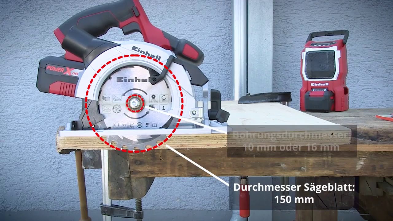 Einhell TE CS 18 Li Akku Handkreiss&auml;ge