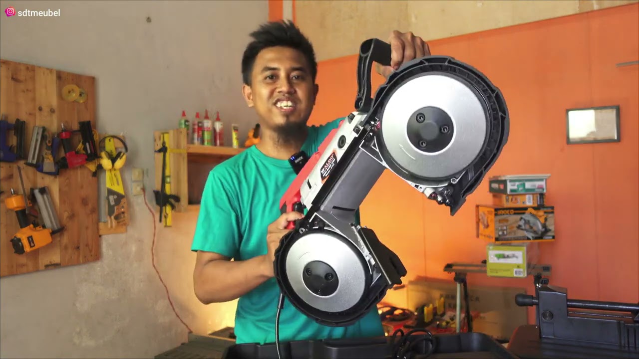 unboxing dan rakit mesin gergaji besi idaman saya! ALDO 2103 METAL BANDSAW