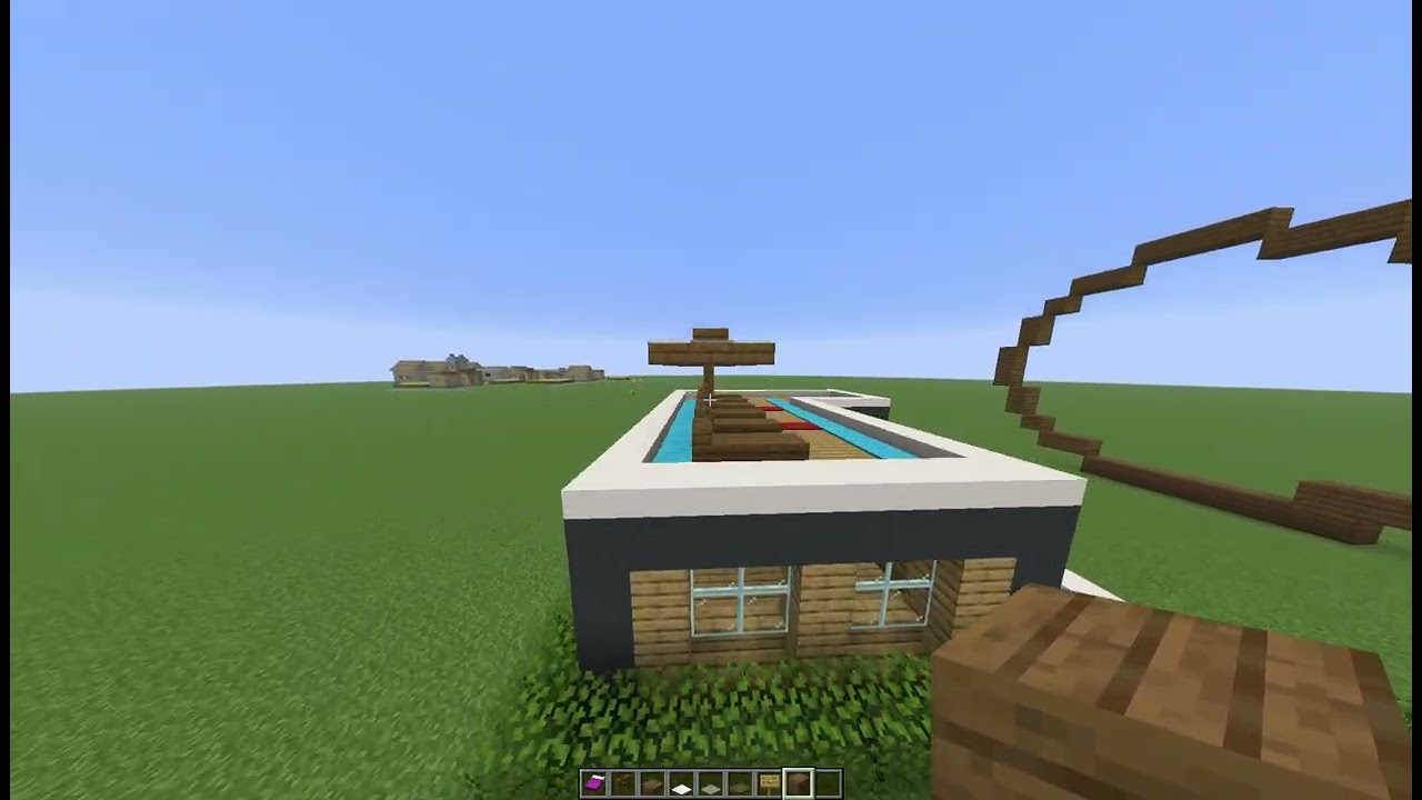 [Minecraft]人生中第一棟房屋!!!👍教學影片網址👇https://www.youtube.com/shorts/NAKbGTZjL0o